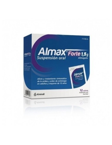 Almax Forte 1.5g 12 Sobres Suspensión Oral