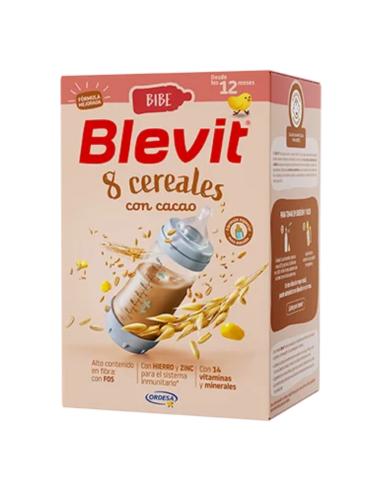 Blevit Bibe 8 Cereales Con Cacao 500g