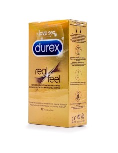 Durex Real Feel Preservativo Sin Látex 12 Und